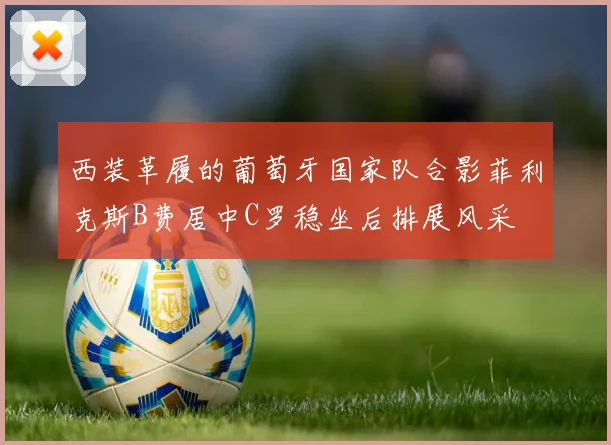 西装革履的葡萄牙国家队合影菲利克斯B费居中C罗稳坐后排展风采